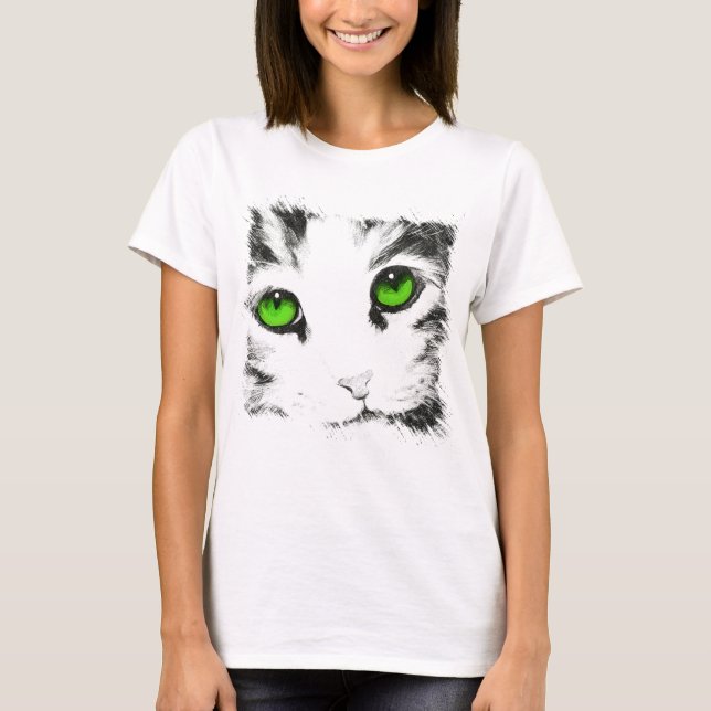 Katt T-shirt (Framsida)