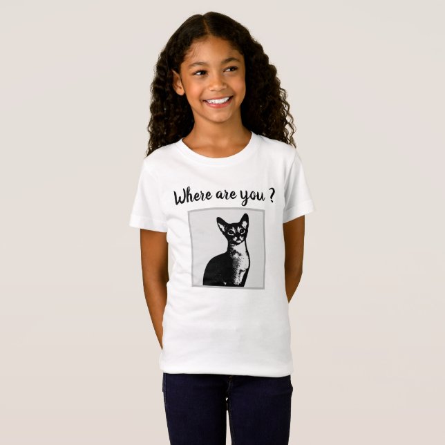Katt T Shirt (Hel framsida)