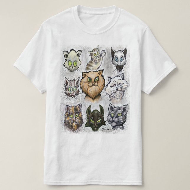 Katt T Shirt (Design framsida)