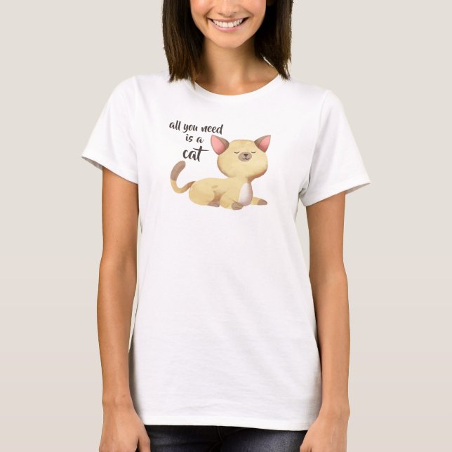 Katt T Shirt (Framsida)