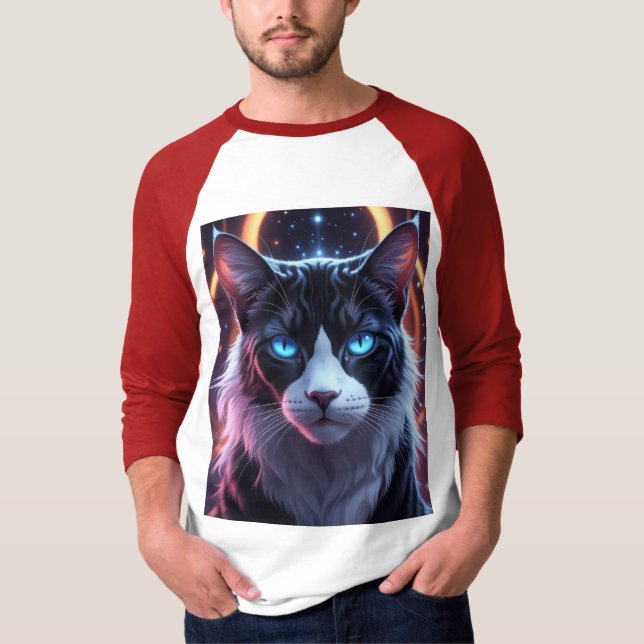 katt t shirt (Framsida)