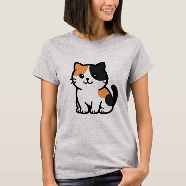 katt t shirt (Framsida)
