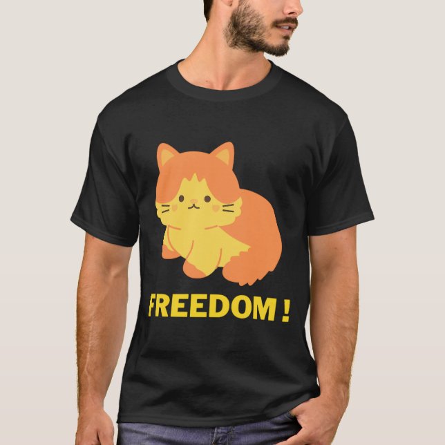 katt t shirt (Framsida)