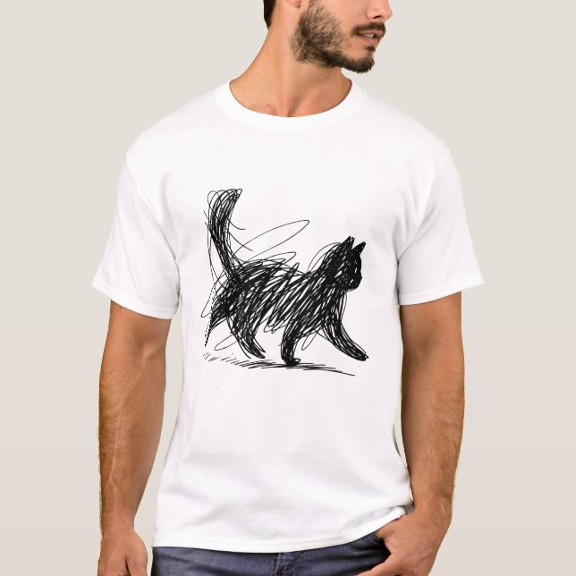 Katt T Shirt (Framsida)
