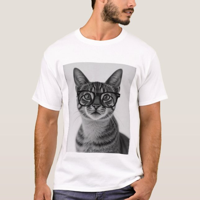 katt t shirt (Framsida)
