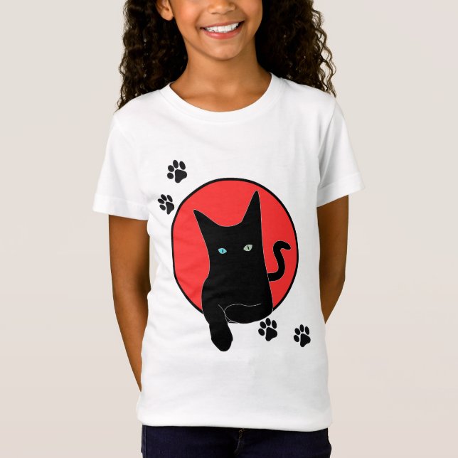 katt t shirt (Framsida)