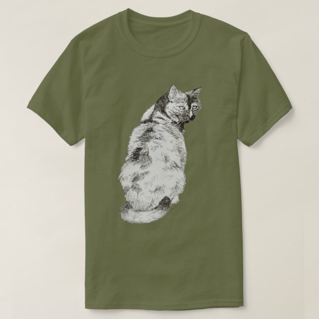 Katt T Shirt (Design framsida)