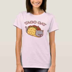 Katt T-Shirt för kvinnor - TACO CAT