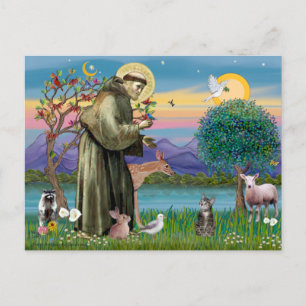 Katt (Tabby 2) - Saint Francis Vykort