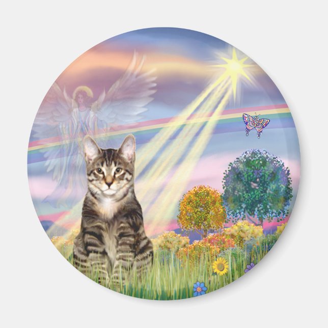 Katt (Tabby) - Cloud Angel Magnet (Framsidan)