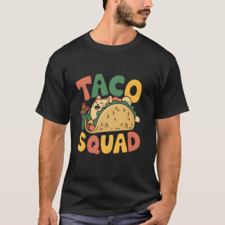 Katt Taco Liga Cinco De Mayo Mexikansk Fest Firand T Shirt