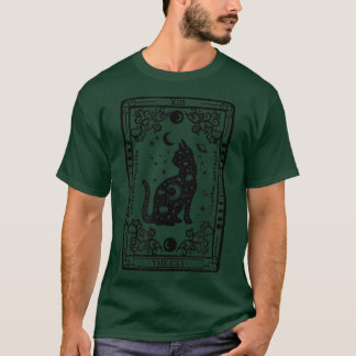 Katt Tarot Card Halloween Costume Cat Lovers T Shirt
