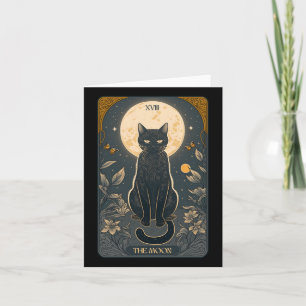 Katt- Tarot Card, Måne-Tarot Card Mamma till katte Kort