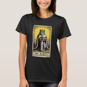 Katt Tarot Kort Väsande Majestät Katt Kradsställni T Shirt