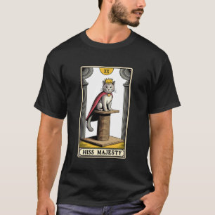 Katt Tarot Kort Väsande Majestät Katt Kradsställni T Shirt