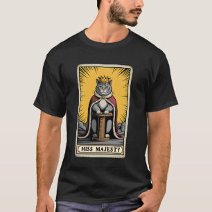 Katt Tarot Kort Väsande Majestät Katt Kradsställni T Shirt