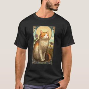 Katt Tarotkort, Solen Tarotkort, Art Nouveau T Shirt