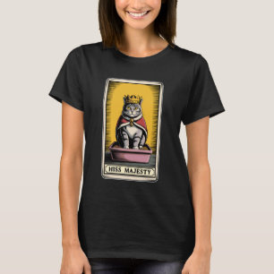 Katt Tarotkort Väsande Majestät Söt Katt Kattlåda T Shirt