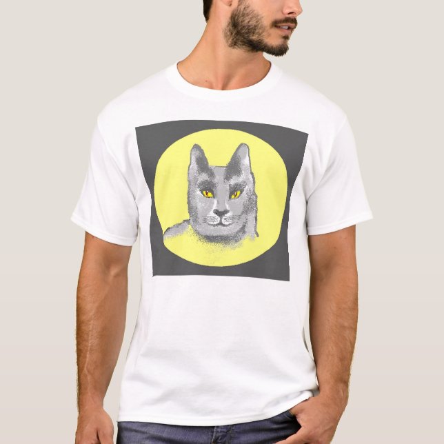 katt tee (Framsida)