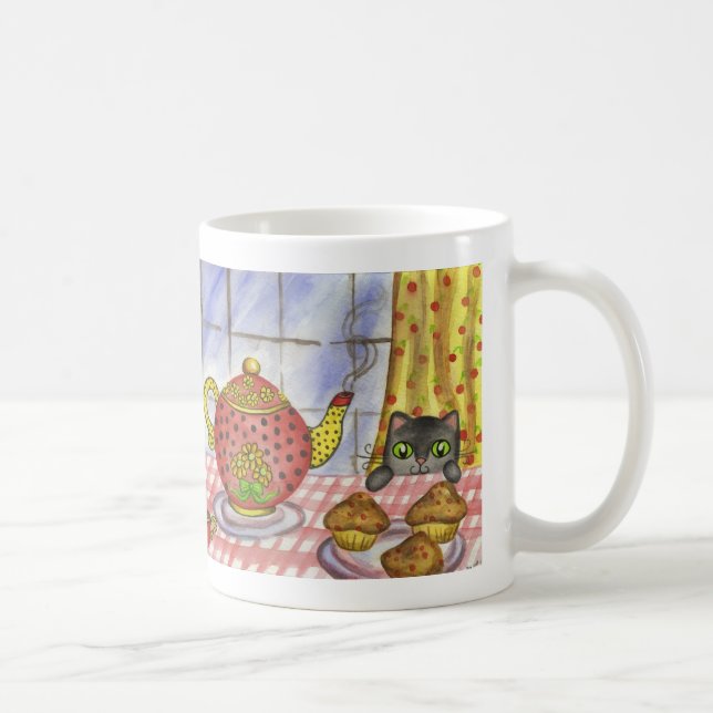 Katt Tekanna Mugg (Höger)