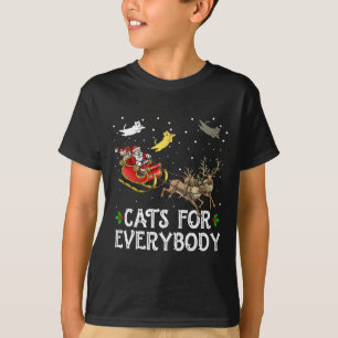 Katt till alla julklapp Roligt Julafton Kvinnor SA T Shirt