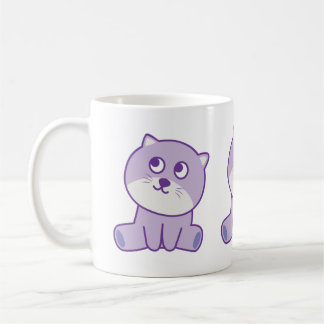 katt tittar till himlar kaffemugg