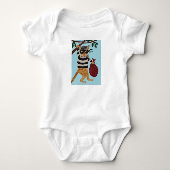 Katt Tjuv T Shirt (Framsida)