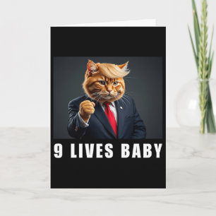 Katt Trump 9 Liv Genom Trump 2024 Vinst Seger Vinn Kort