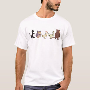 Katt Uggla-kyckling av gäss, björnstutdjur T Shirt