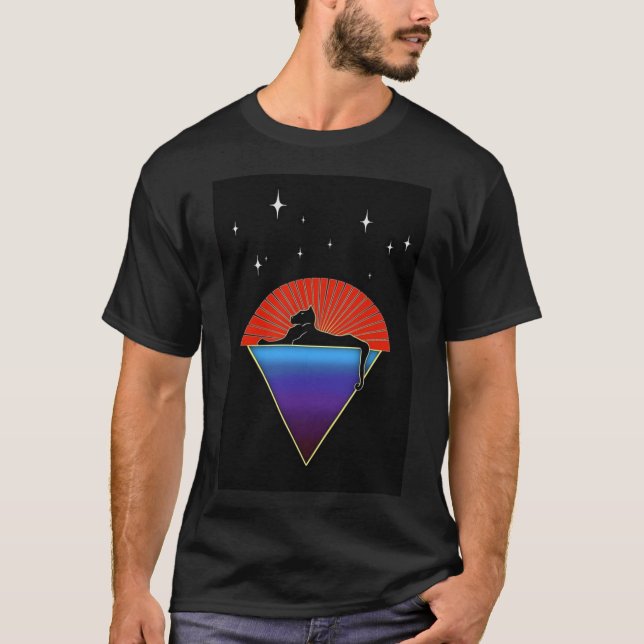 Katt under Stars Essential T-Shirt (Framsida)