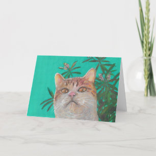 Katt under Träd-kort Kort