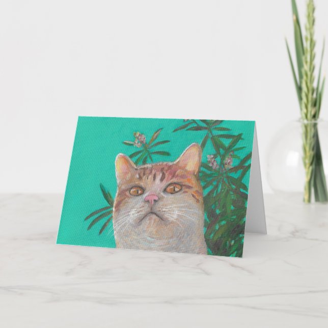 Katt under Träd-kort Kort (Framsida)