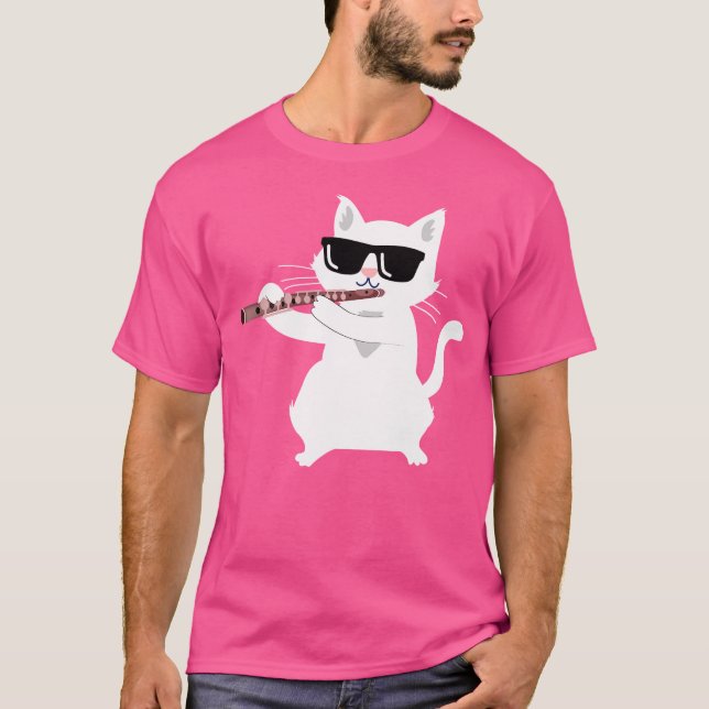 Katt uppspelningsflata t shirt (Framsida)