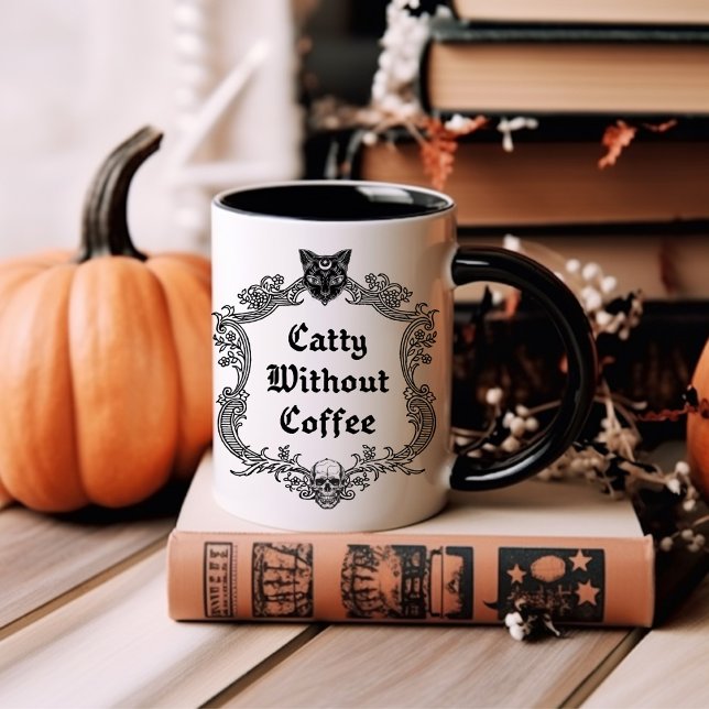 Katt utan kaffe mugg (Skapare uppladdad)