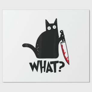 Katt Vad_ Rolig Svart Katt  Presentpapper