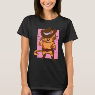 katt väljer pistol t shirt
