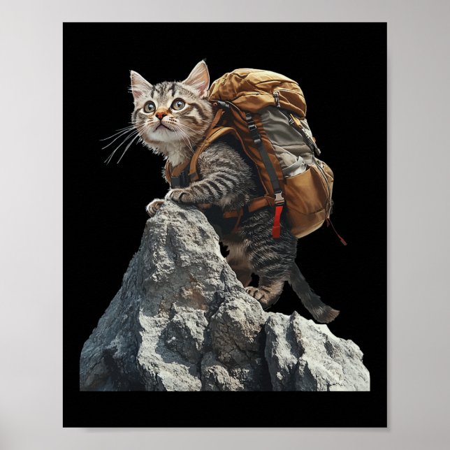 Katt Vandring Män Kvinnor Barn  Poster (Framsidan)