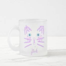 KATT VAR SJÄLV FROSTAD GLASMUGG