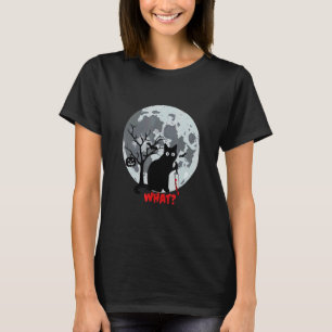 Katt vilken Halloween-kattmord med Knivar T Shirt