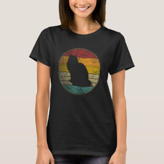 Katt - Vintage Kärlek Kvinnor Barn Män Retro Grafi T Shirt