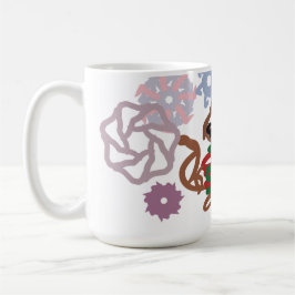 Katt vinter kaffemugg