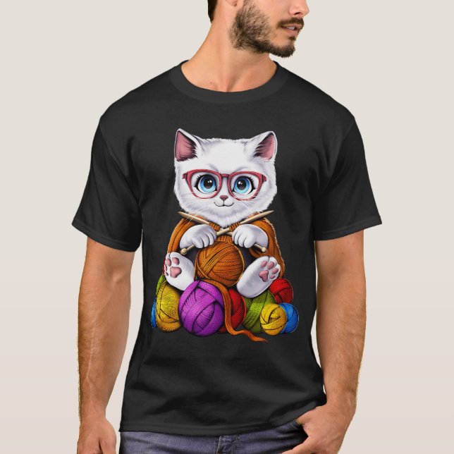 Katt Virkar T Shirt (Framsida)