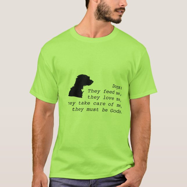 Katt vs hunden tee (Framsida)