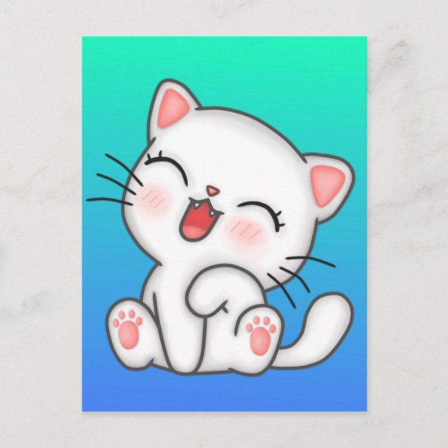 Katt Vykort (Framsida)