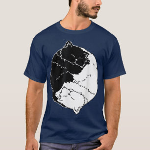 Katt Yin och yoghatt ger sömn T Shirt