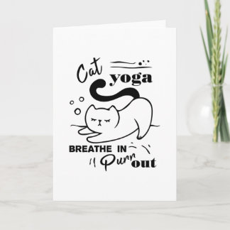 KATT YOGA BREATHE IN AND OUT KORT