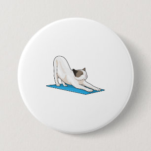 Katt Yoga Meditation Fitness Knapp
