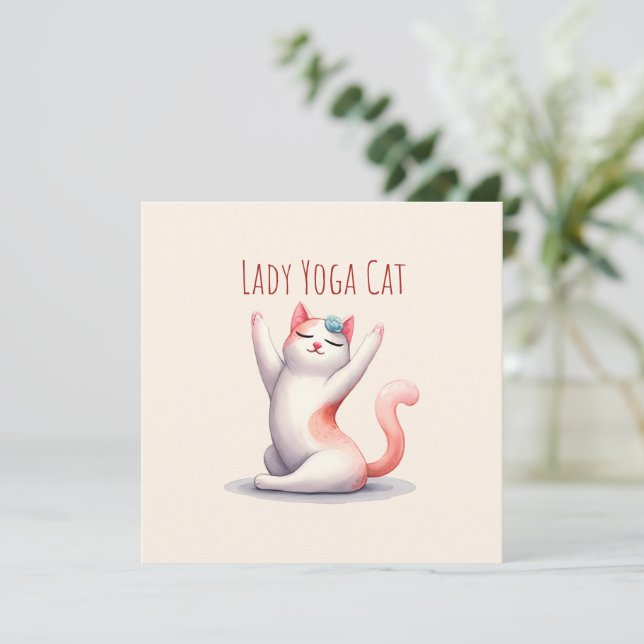 Katt Yoga Pose - Dam Yoga Katt (Stående Fram)