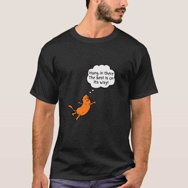 Katta Häng kvar T Shirt (Framsida)