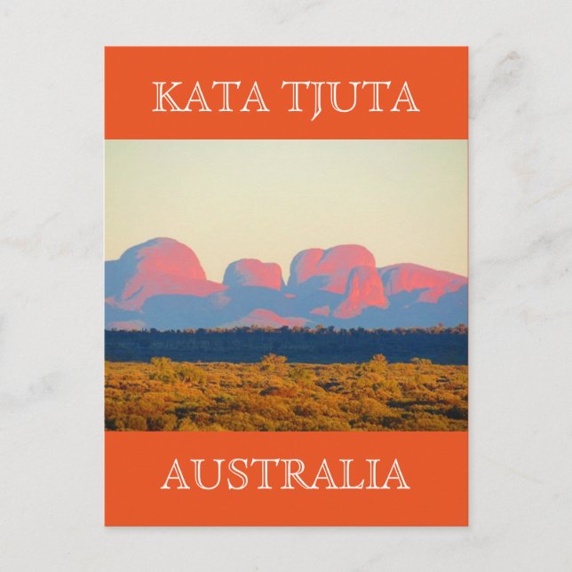 Katta Tjuta Australien Vykort (Framsida)